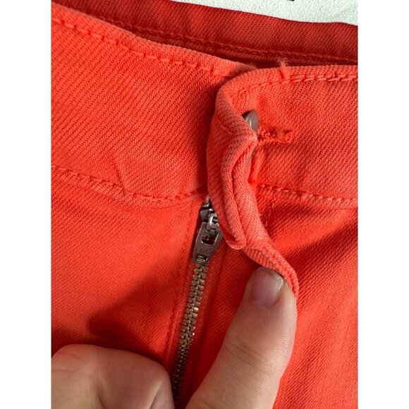 Joes Womens Grenadine Red Denim Shorts Size 30 NWT Cotton 5-Pocket Design - Picture 8 of 13